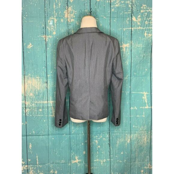 Gap Silver Career Preppy Blazer Sz 10 - Picture 9 of 10